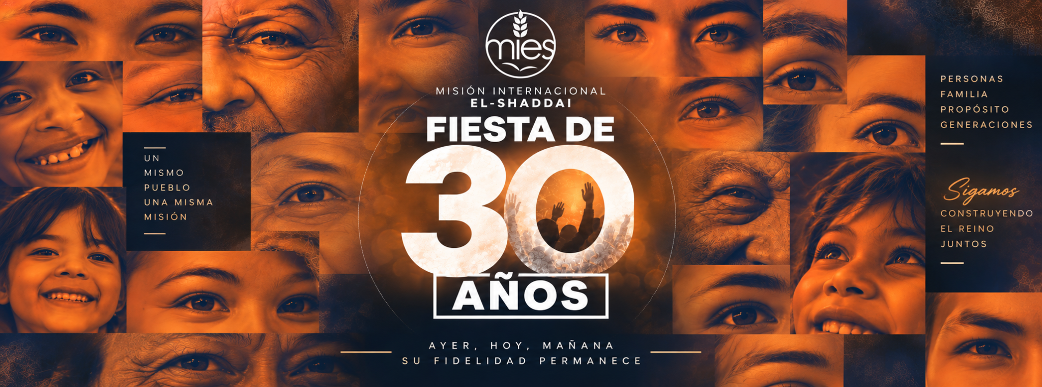 Fiesta de 30 años MIES: personas, familia, propósito y generaciones